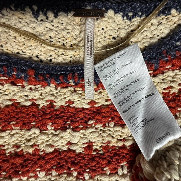 Free People Liberty Pullover Sweater Sz L - Picture 13 of 13